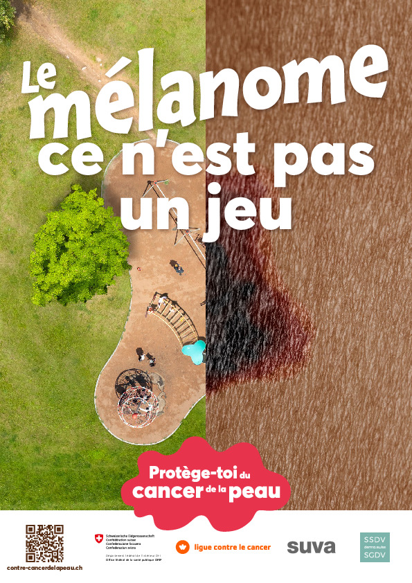 Affichettes sur la protection anti-UV – contre le cancer de la peau