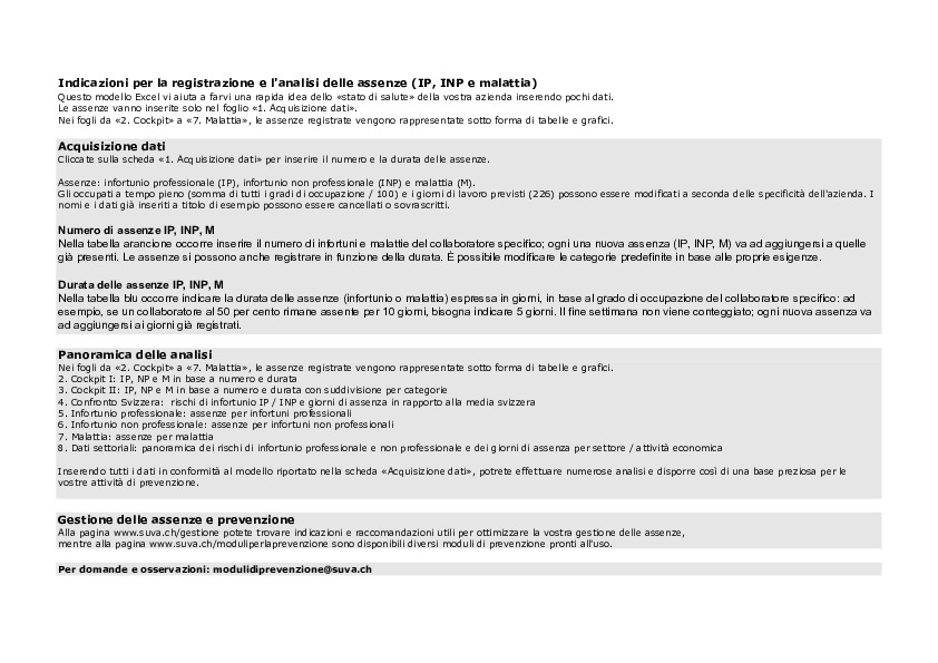 Registrazione e analisi delle assenze