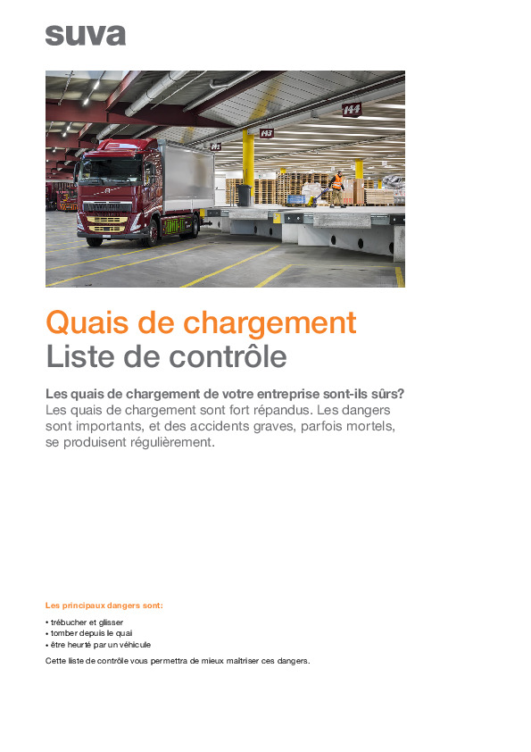 Sécurité des quais de chargement