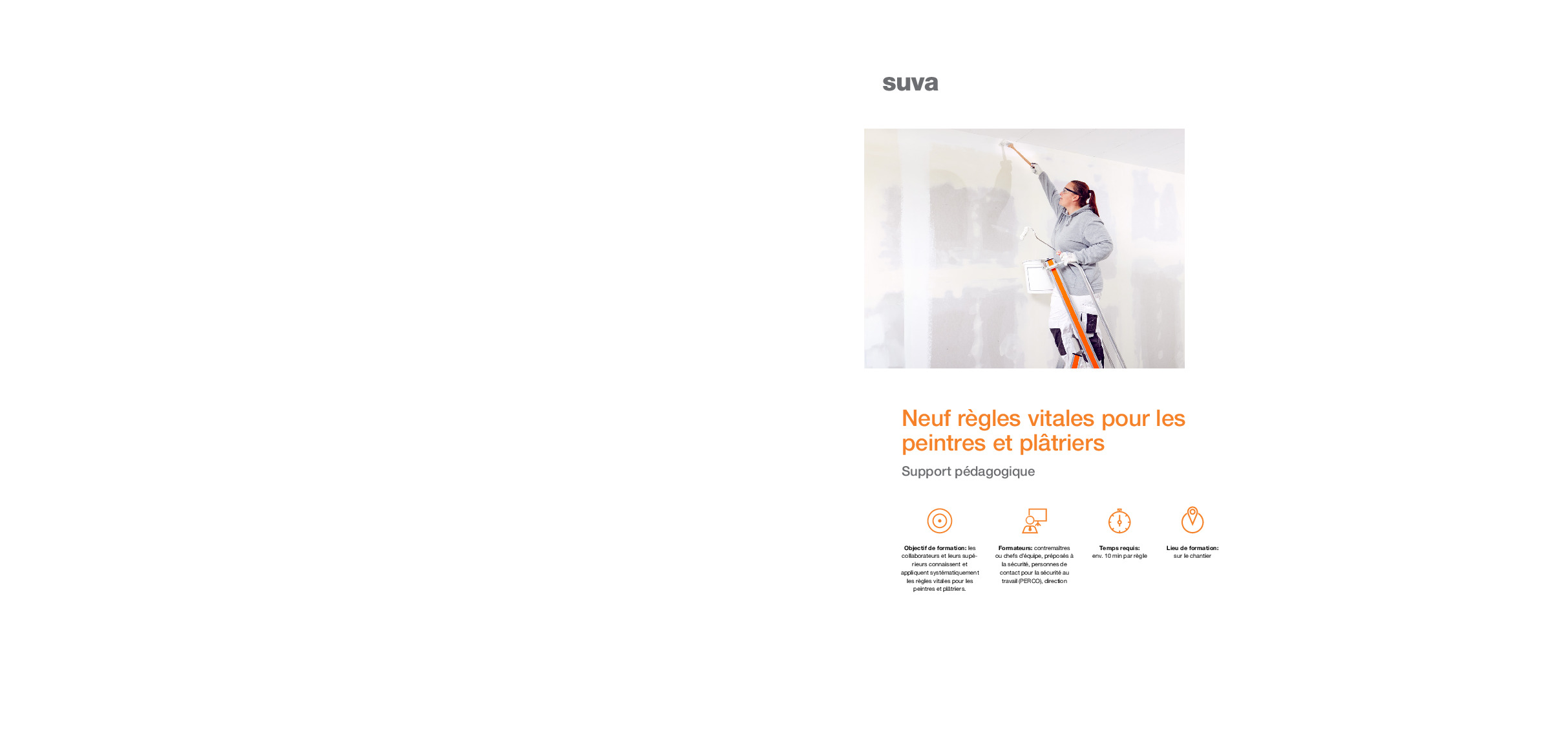 Neuf règles vitales pour les peintres et plâtriers