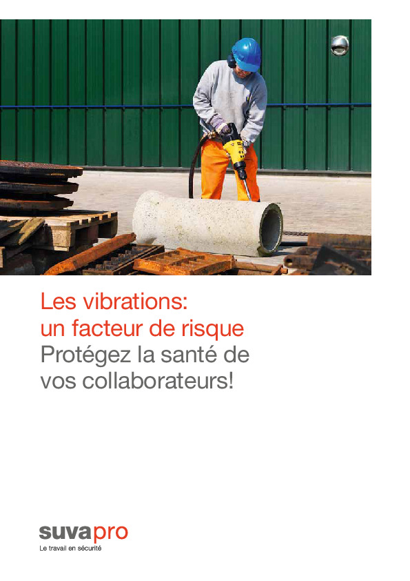 Charge vibratoire durant le travail – Brochure